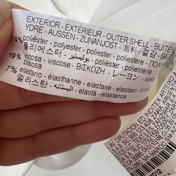 NEW Zara Tailored Vest with Buttons Waistcoat White XS - Picture 6 of 7